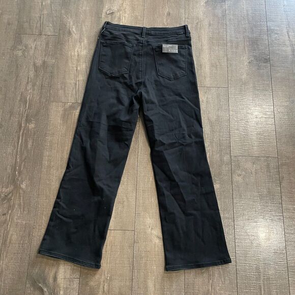 NWT Risen Los Angeles Black Relaxed Distressed Denim Jeans Women Size 15/32 Y2K - Picture 13 of 16